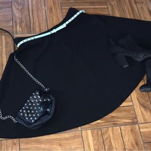 Forever 21 2X Black Circle Skirt